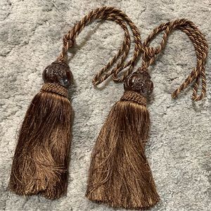 Heavy Boho Curtain Tie Backs